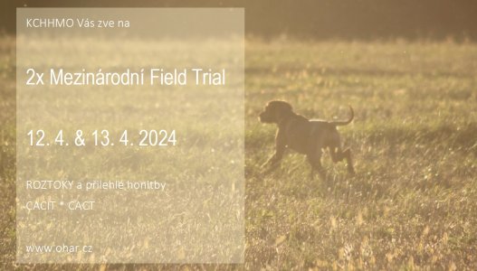 Pozvánka - Mezinárodní Field Trialy