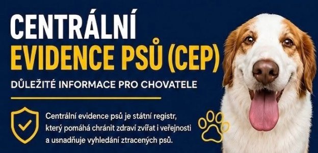 Informace pro členy - CENTRÁLNÍ EVIDENCE PSŮ